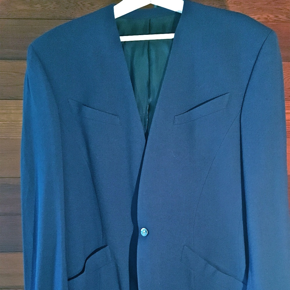 THIERRY MUGLER PARIS Retro 80's wool jacket SZ 44R